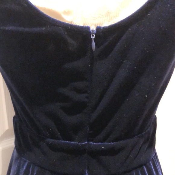 Grace Karin | NWT Velvet & Lace V-neck Sleeveless Midi Dress - Picture 6 of 10